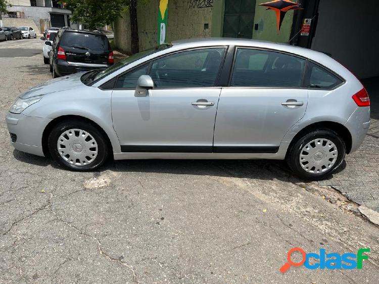 CITROEN C4 GLX 1.6 FLEX 16V 5P MEC. PRATA 2010 1.6 FLEX