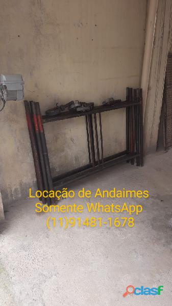 Locação de Andaimes em Guaianases. WhatsApp (11)91481 1678