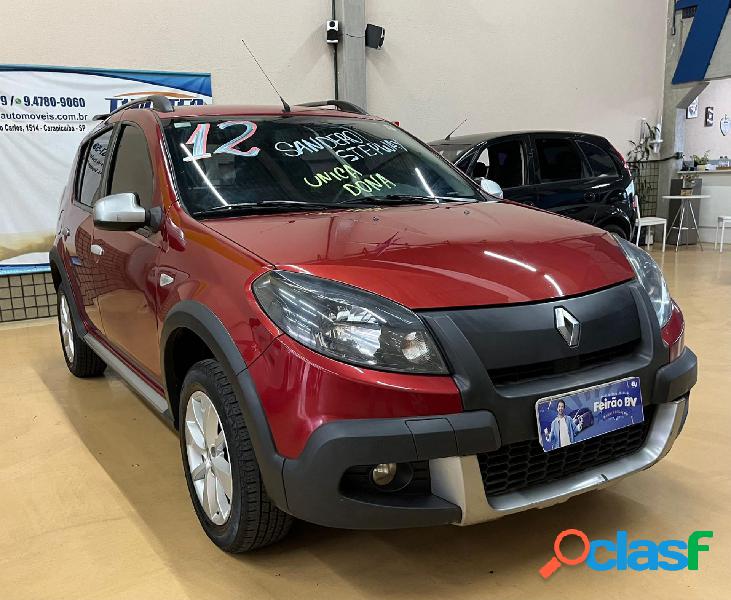 RENAULT SANDERO STEPWAY HI-FLEX 1.6 16V 5P VERMELHO 2012 1.6