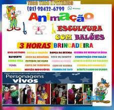 Recreador Ânimo festa infantil