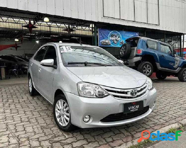 TOYOTA ETIOS XLS 1.5 FLEX 16V 5P MEC. PRATA 2015 1.5 FLEX