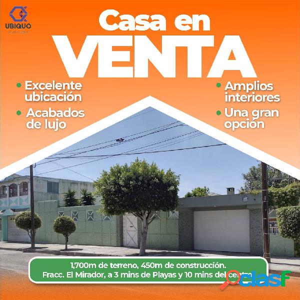 VENTA DE AMPLA CASA | EN EL MIRADOR