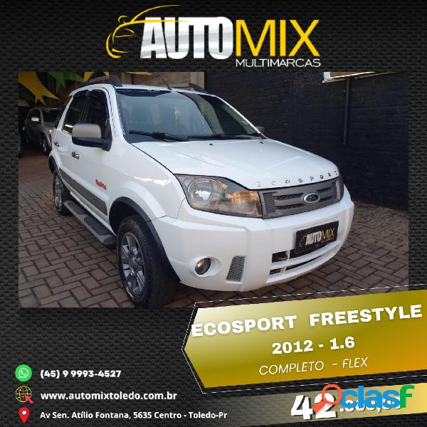 FORD ECOSPORT FREESTYLE 1.6 16V FLEX 5P BRANCO 2012 1.6 FLEX