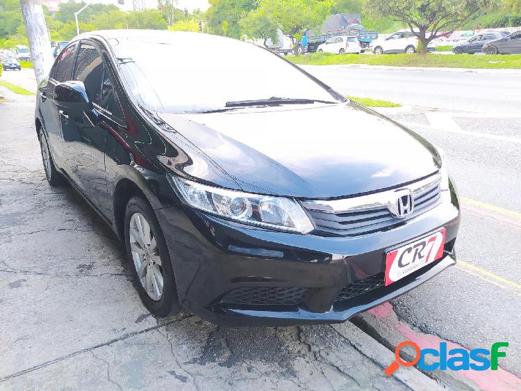 HONDA CIVIC SEDAN LXS 1.81.8 FLEX 16V AUT. 4P PRETO 2012 1.8