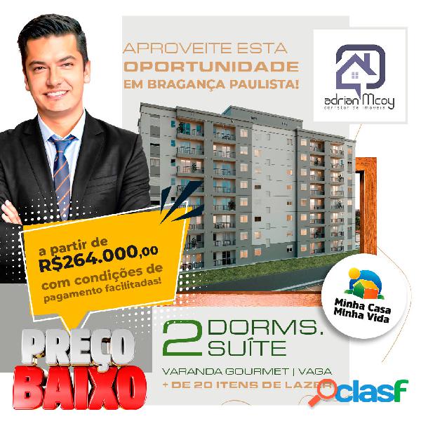 Lançamento - Condomínio de apartamentos em Bragança