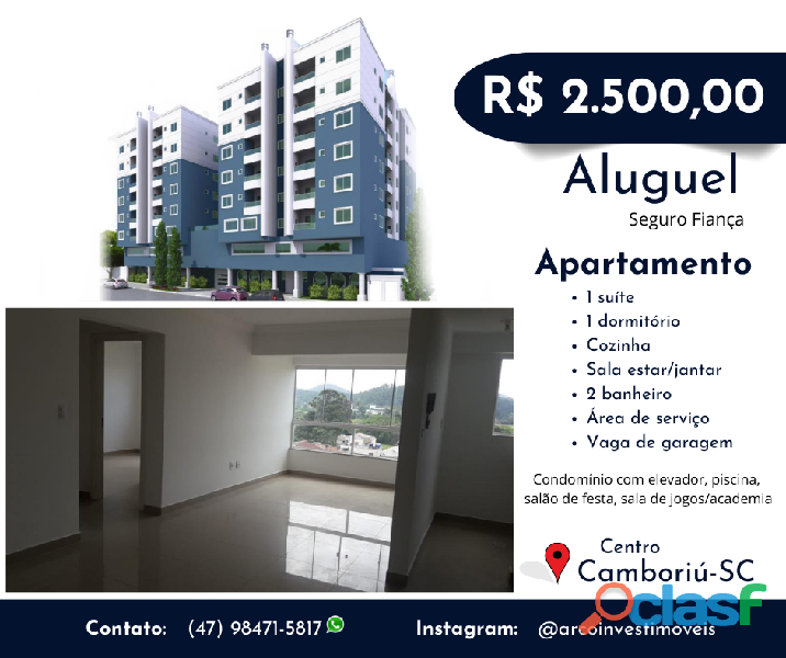 Apartamento para Aluguel em Camboriú SC