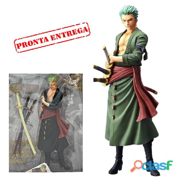 Boneco One Piece 18Cm Anime Action Figure Roronoa Zoro