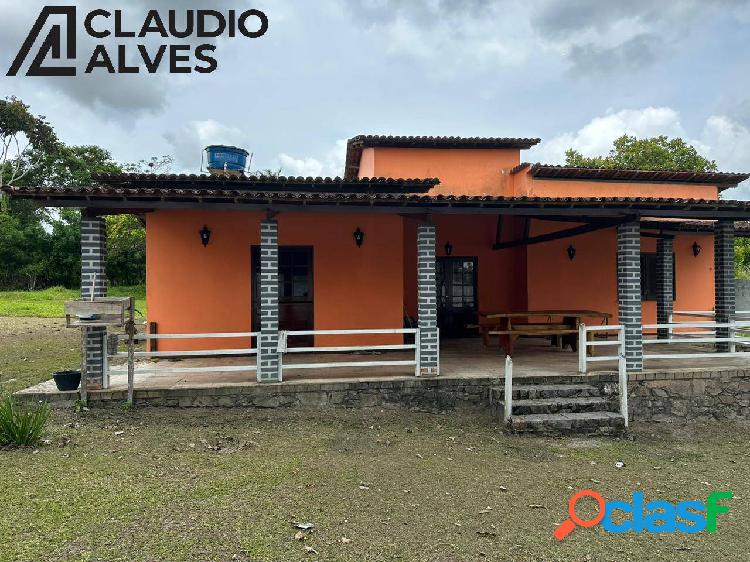 CHÁCARA COM CASA TODA MOBILIADA