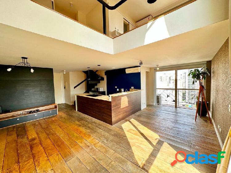 Duplex com 1 quarto, 80m², à venda em São Paulo, Itaim