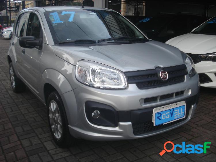 FIAT UNO ATTRACTIVE 1.0 FLEX 6V 5P PRATA 2017 1.0 FLEX