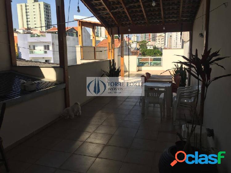 Linda cobertura com 2 dormitórios -1 Suíte - 2 vagas -