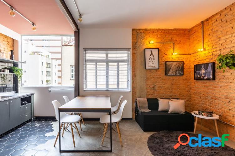 Loft com 1 quarto, 36m², à venda em São Paulo, Pinheiros