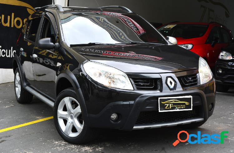RENAULT SANDERO STEPWAY HI-FLEX 1.6 16V 5P PRETO 2011 1.6