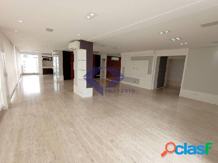 APARTAMMENTO A VENDA COM 288M² COM 4 SUÍTES E 4 VAGAS NO