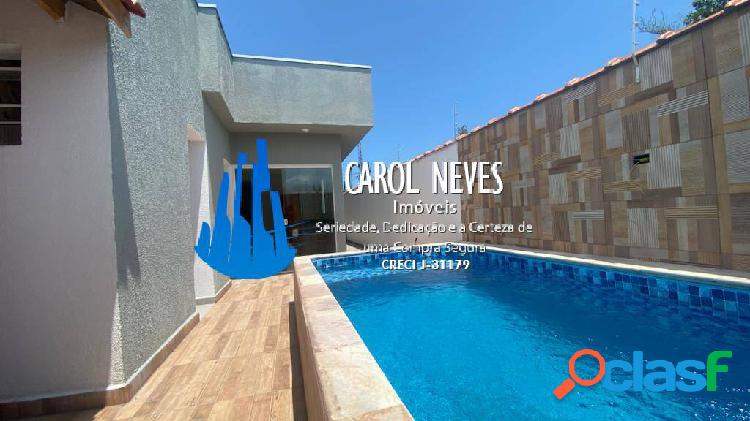 CASA NOVA 2 DORMITÓRIOS 1 SUÍTE LADO PRAIA FINANCIAMENTO