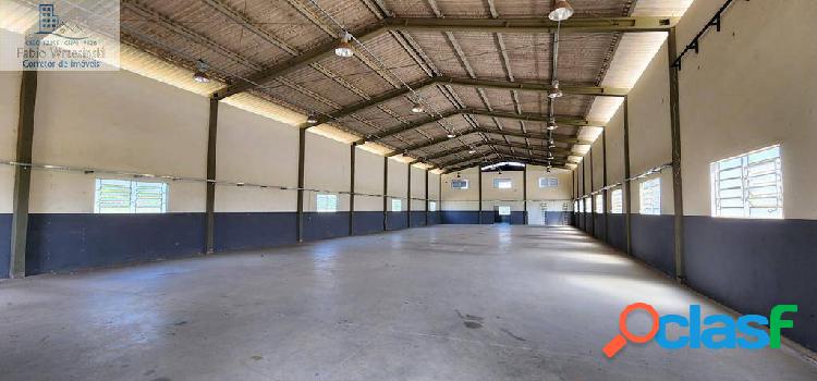 R$ 14.700/mês Galpão industrial para locação em Araquari