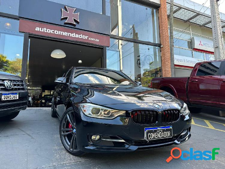 BMW 328IA SPORT 2.0 16V2.0 16V FLEX 4P PRETO 2015 2.0 FLEX
