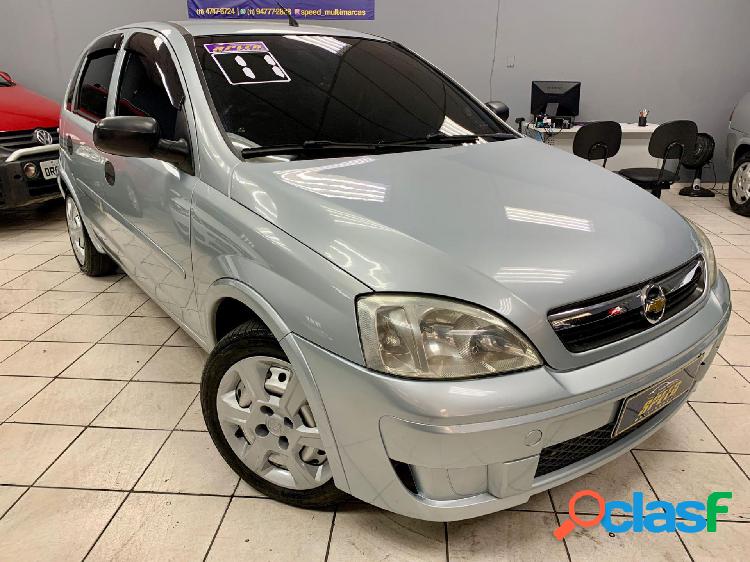 CHEVROLET CORSA HAT. MAXX 1.4 8V ECONOFLEX 5P PRATA 2011 1.4