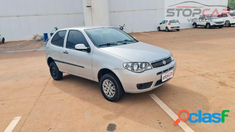 FIAT PALIO 1.0 ECONOMY FIRE FLEX 8V 2P PRATA 2014 1.0 FLEX