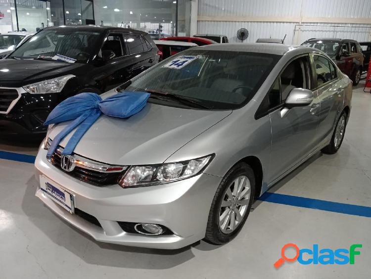 HONDA CIVIC SEDAN LXR 2.0 FLEXONE 16V AUT. 4P PRATA 2014 2.0