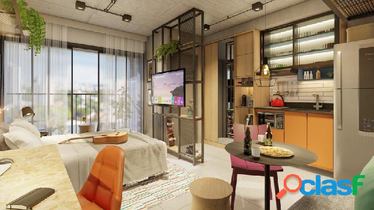 Loft com 1 quarto, 24m², à venda em São Paulo, Santa
