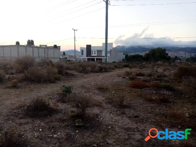 SE VENDE TERRENO EN AZOYATLA, PACHUCA, HGO.