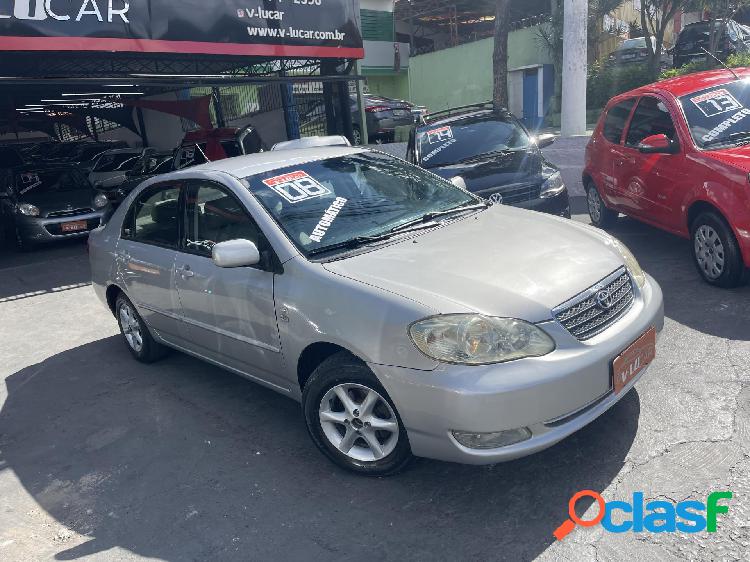 TOYOTA COROLLA XLI 1.6 16V 110CV AUT. PRATA 2008 1.6