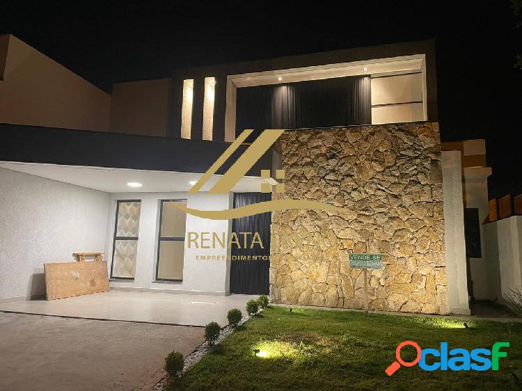 Casa Térrea com 3 Quartos e Área Gourmet no Cond. Terras