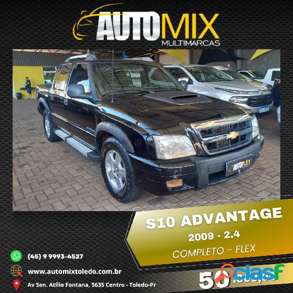 CHEVROLET S10 P-UP ADVANTAGE 2.4 MPFI F.POWER CS PRETO 2009