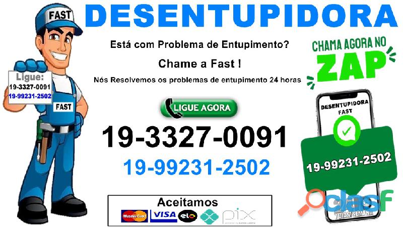 Desentupidora Jardim Chapadão Campinas 19 992312502