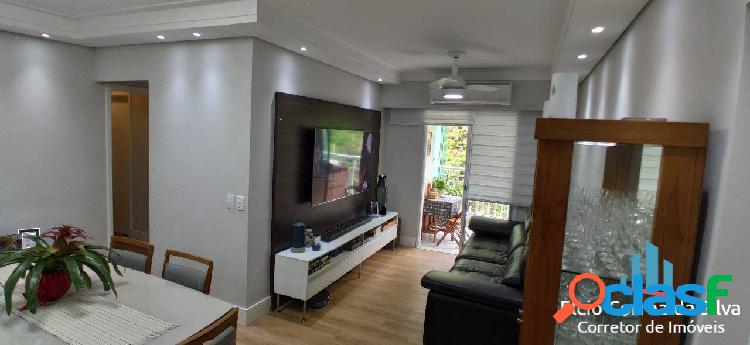 Excelente apartamento com varanda goumert e lazer completo