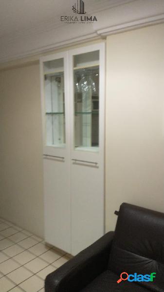Flat de 36m² com um quarto e mobiliado, localizado em Boa