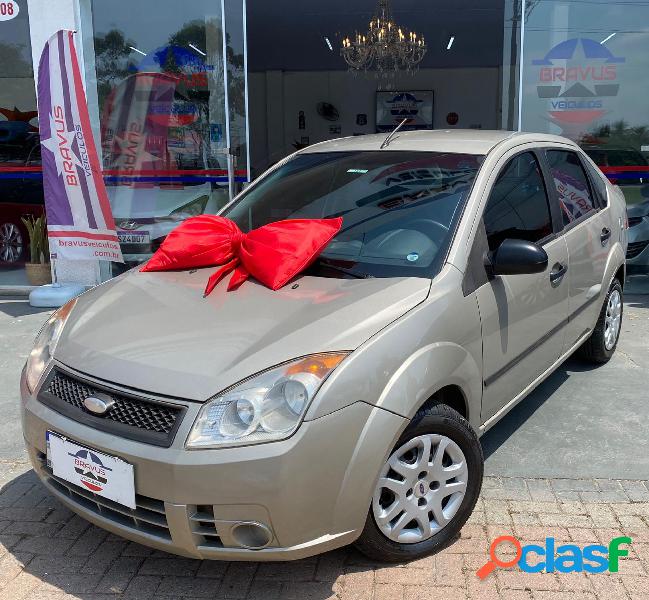 FORD FIESTA SED. 1.6 8V FLEX 4P PRATA 2008 1.6 FLEX