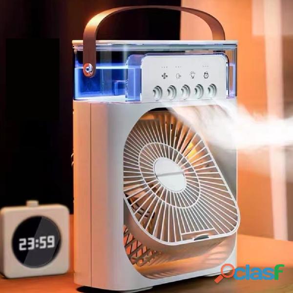 Refrigerador De Ar Ventilador Umidificador Portátil Com Led