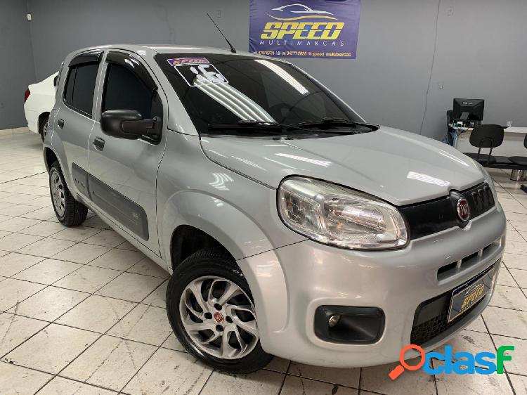 FIAT UNO ATTRACTIVE 1.0 FIRE FLEX 8V 5P PRATA 2016 1.0 FLEX