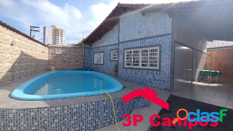 CASA 3 DORMITÓRIOS COM PISCINA 50 METROS PRAIA TEMPORADA