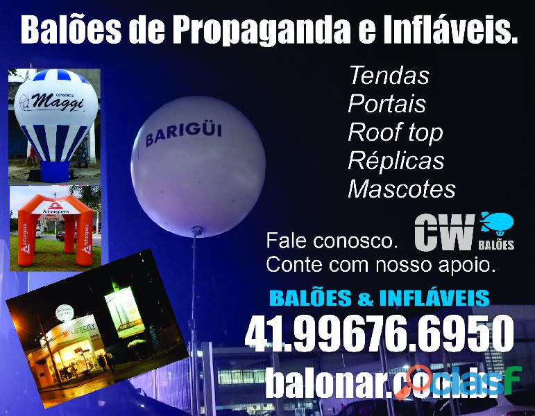 CW BALÕES balões de propaganda e inflaveis em Curitiba