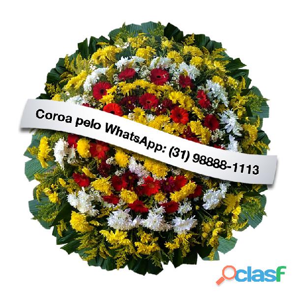 Esmeraldas MG Coroa de flores floricultura entrega coroa de