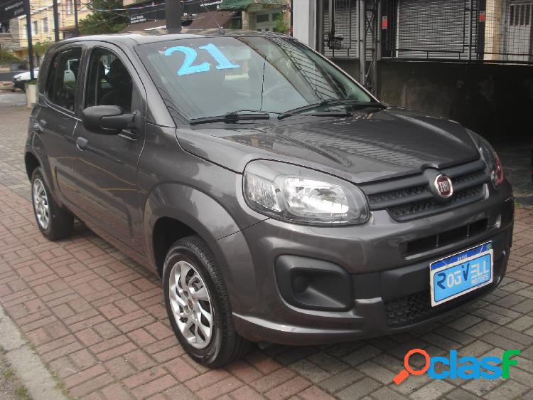 FIAT UNO ATTRACTIVE 1.0 FIRE FLEX 8V 5P CINZA 2021 1.0 FLEX