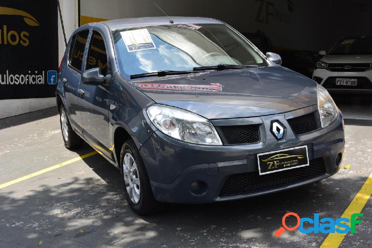 RENAULT SANDERO EXPRESSION HI-FLEX 1.0 16V 5P CINZA 2011 1.0