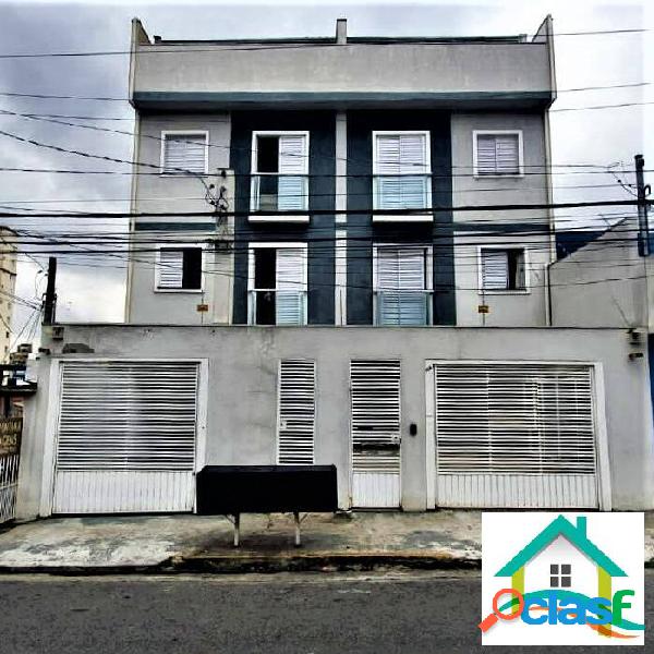 Apartamento na Vila Palmares em Santo André - 2QTS - 2VG -
