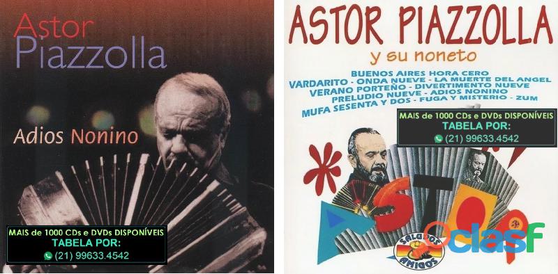 Cds do bandoneonista Astor Piazzolla