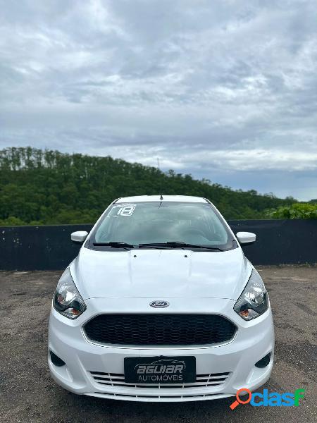 FORD KA 1.0 SESE PLUS TIVCT FLEX 5P BRANCO 2018 1.0 GASOLINA