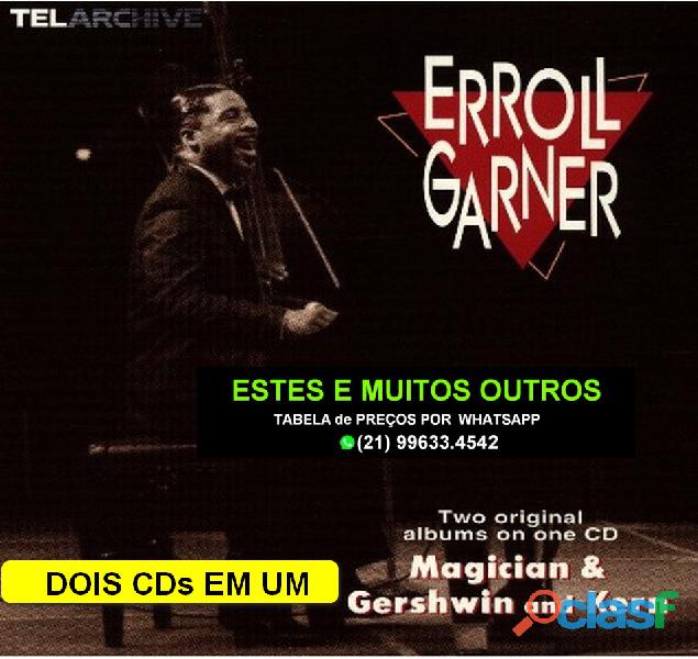 Três cds do pianista Errol Garner