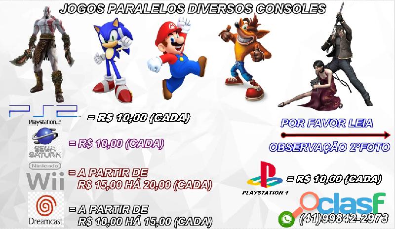 jogos diversos consoles (leia descrição)