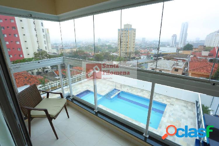 3 Dorms, suíte – 108m² - 2 vagas - Jardim do Mar/SBC -