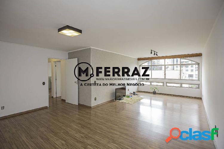 Apartamento clássico de 123 m² com 3 Dorm. no Jardim