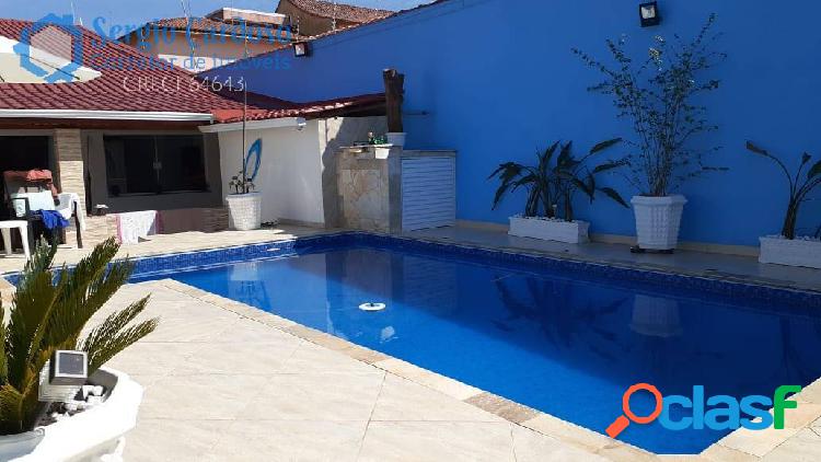 CASA MOBILIADA-AMPLA VARANDA-300M MAR -LINDA