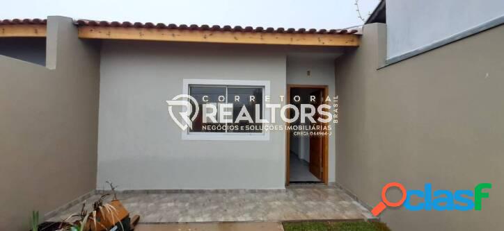 Casa térrea nova no Residencial Cedro em Botucatu-SP