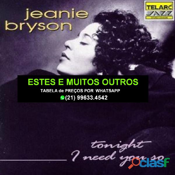Cds da cantora de Jazz, Jeanie Bryson